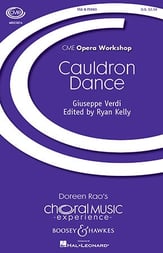 Cauldron Dance SSA choral sheet music cover